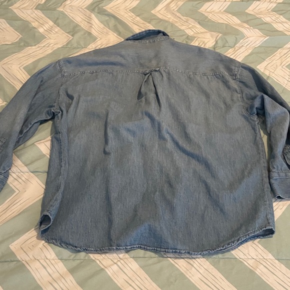Denim Button Down Shirt - Picture 4 of 5